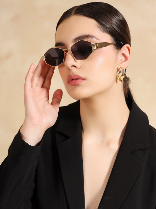 Diamond Oval Sunglasses