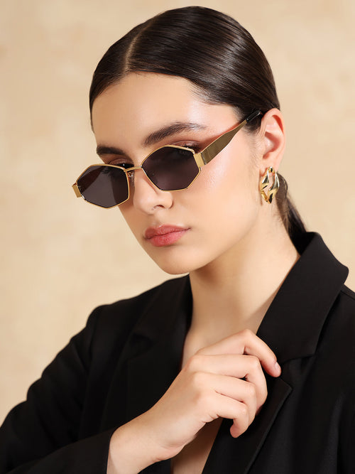 Diamond Oval Sunglasses