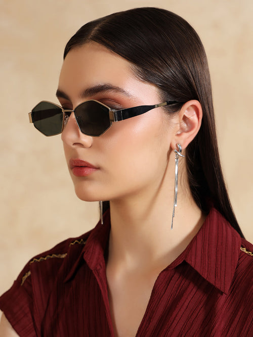 Diamond Oval Sunglasses