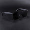 Rimless Wayfarer Black Sunglasses