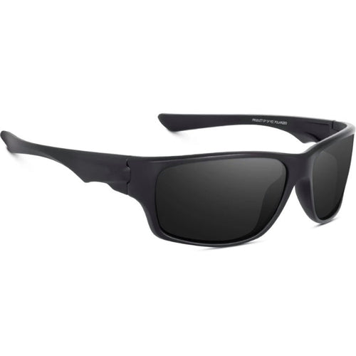 Polarized Black Curved Sunglasses