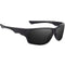 Polarized Black Curved Sunglasses