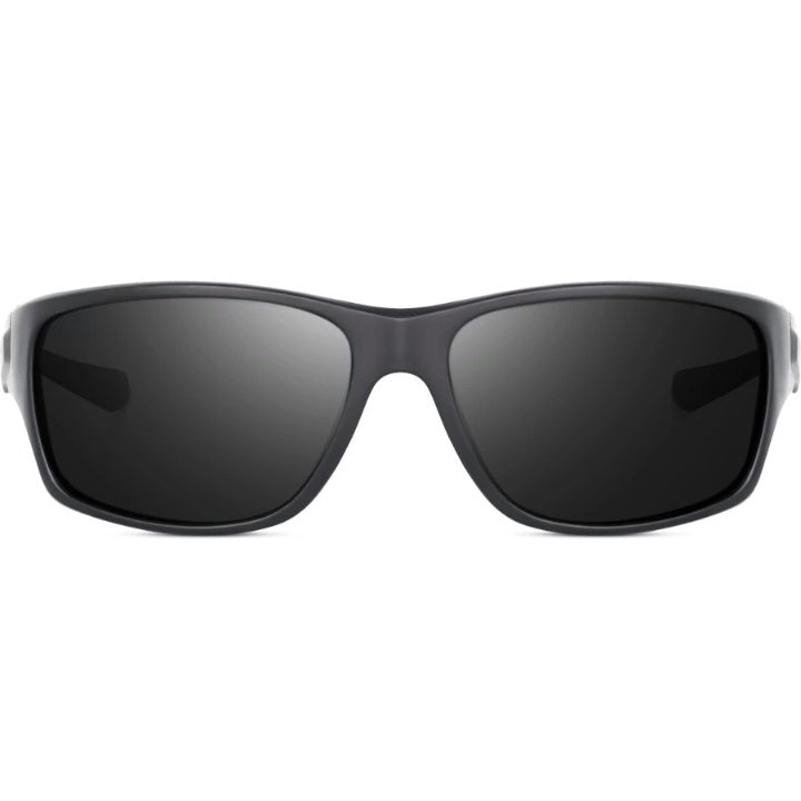 Polarized Black Curved Sunglasses