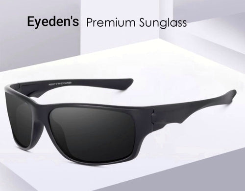 Polarized Black Curved Sunglasses