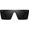 Full Black Square Sunglasses