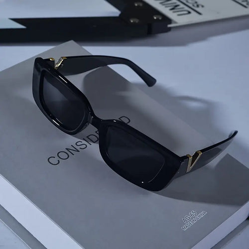 V Cut Cat-Eye Sunglasses