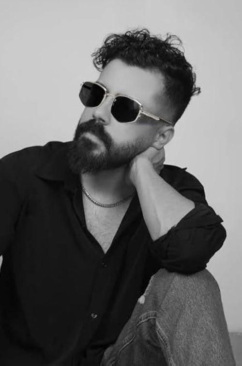 Metallic Black Sunglasses
