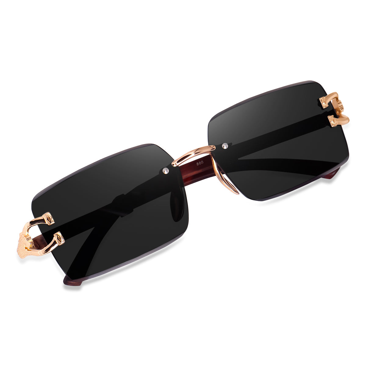 Cartier Wood Arm Sunglasses