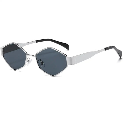 Diamond Oval Sunglasses