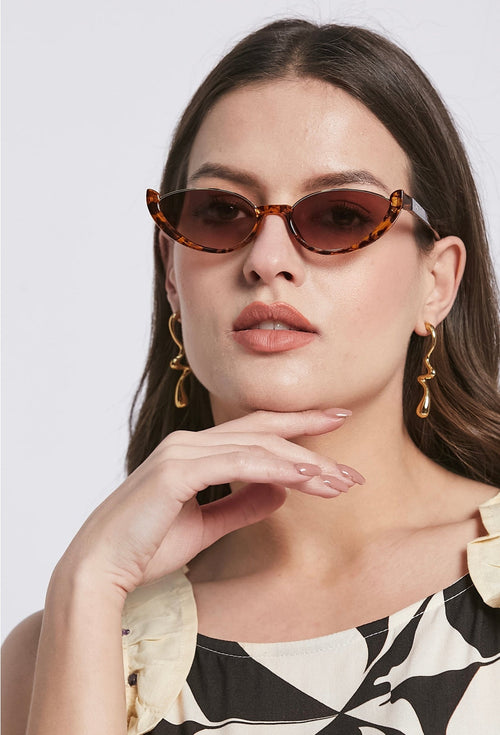 Halfrim Cateye Women Sunglasses