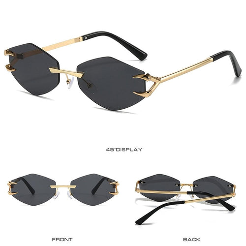 Hook Rimless Sunglasses