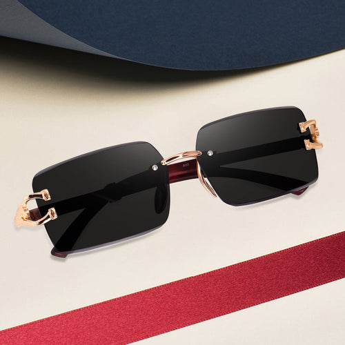 Cartier Wood Arm Sunglasses