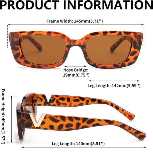 V Cut Cat-Eye Sunglasses