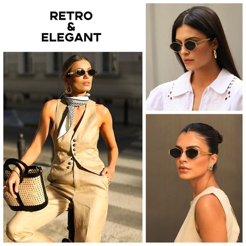 Diamond Oval Sunglasses