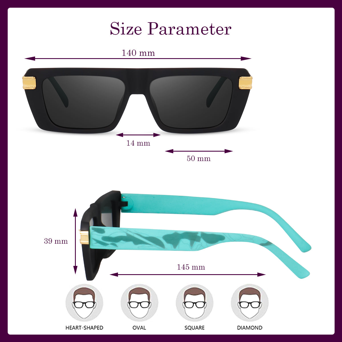 Alpaso Army Square Shades