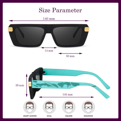 Alpaso Army Square Shades