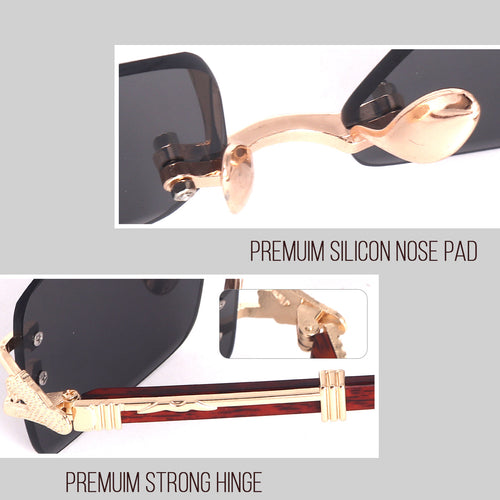 Cartier Wood Arm Sunglasses