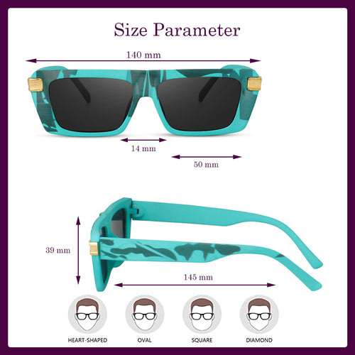 Alpaso Army Square Shades