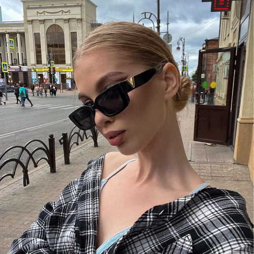 V Cut Cat-Eye Sunglasses