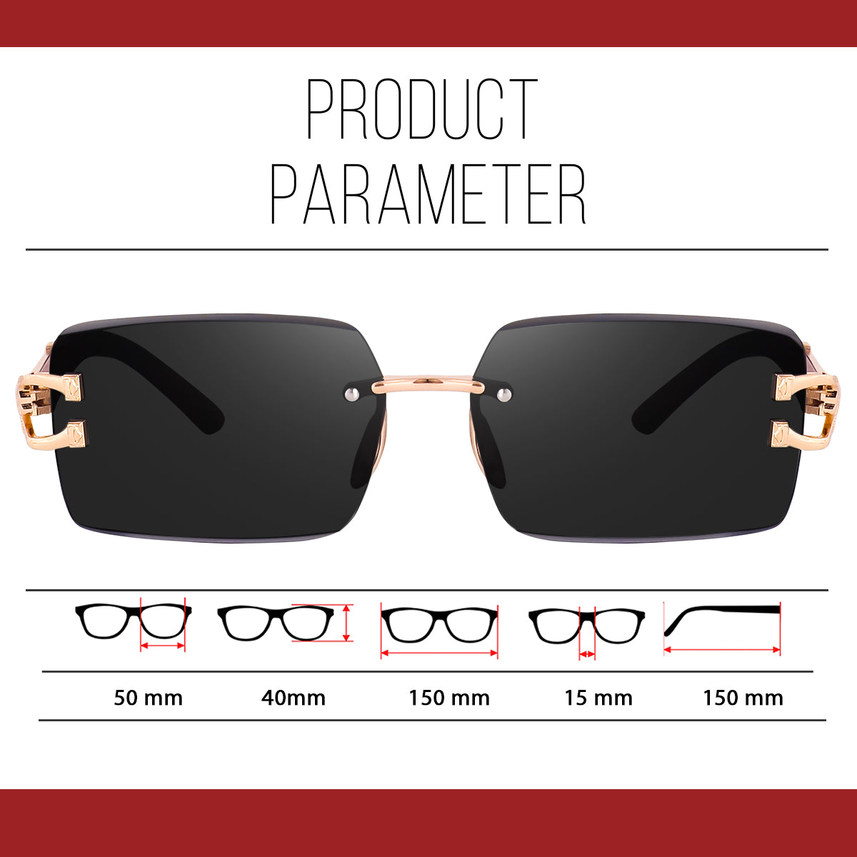 Cartier Wood Arm Sunglasses