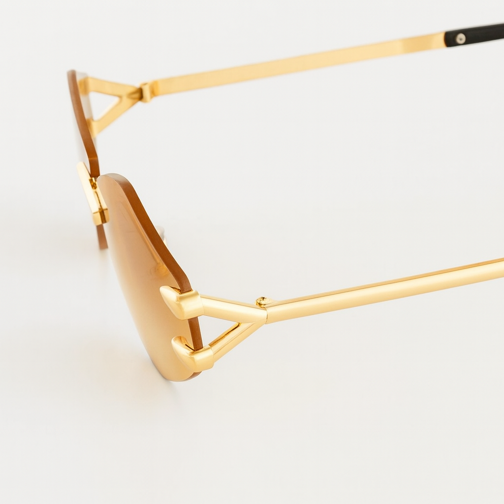 Hook Rimless Sunglasses