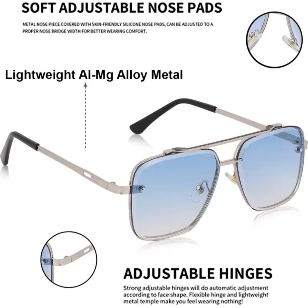 Elegante Square Side Sunglasses