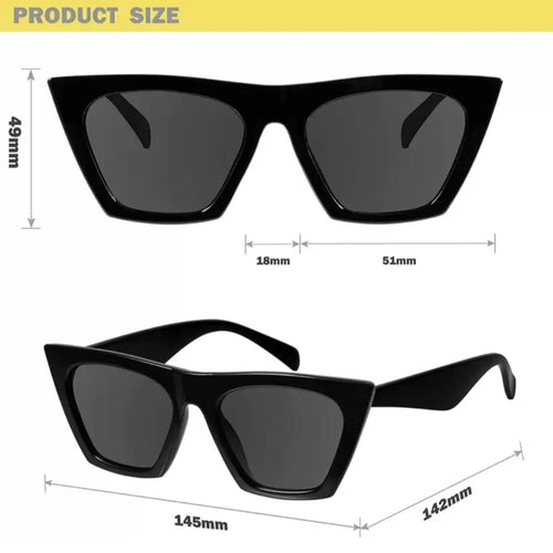 Butterfly Broad Sunglasses