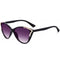 Gold Cateye Black Sunglasses