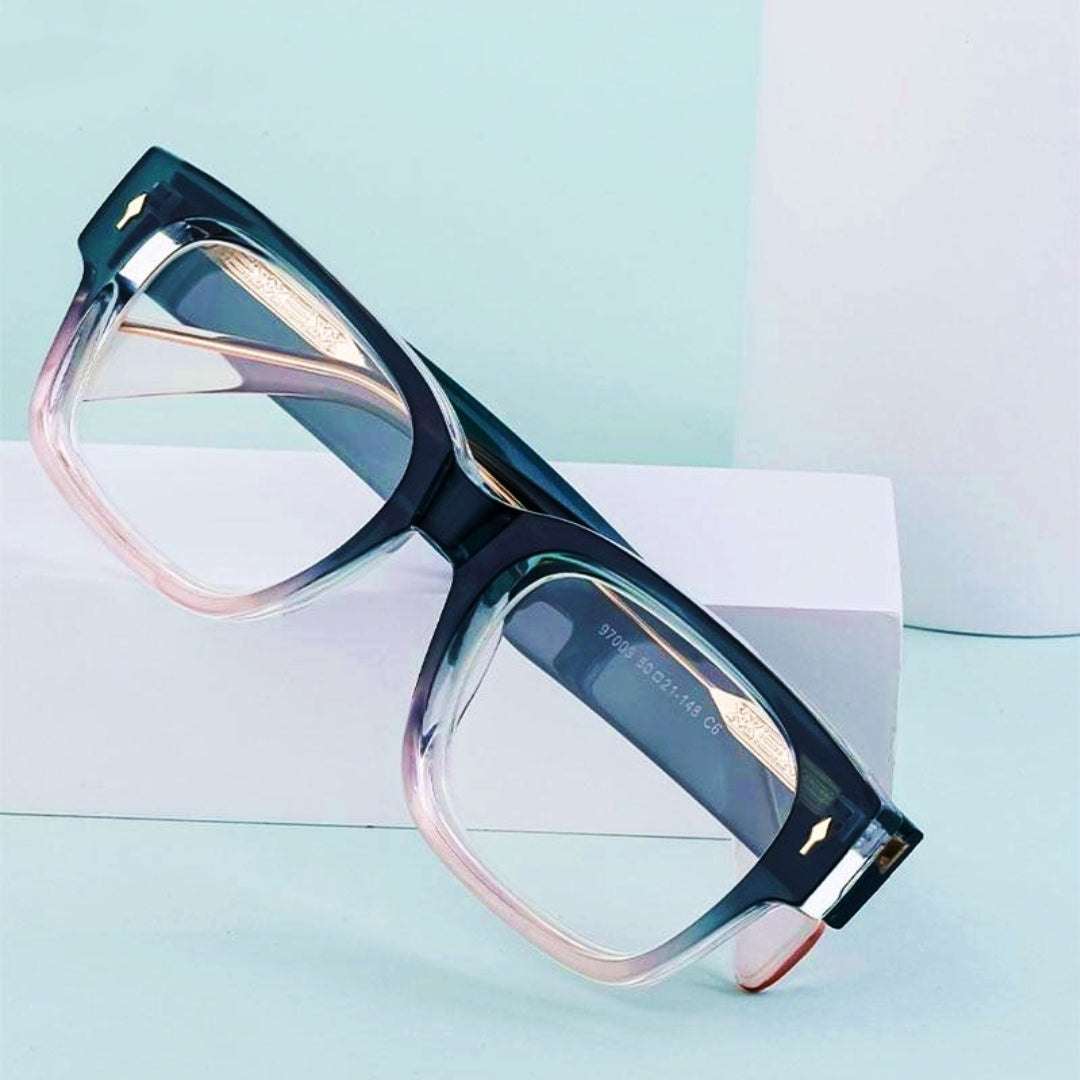 Front Arrow Square Glasses