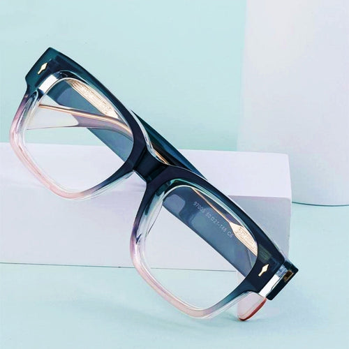 Front Arrow Square Glasses