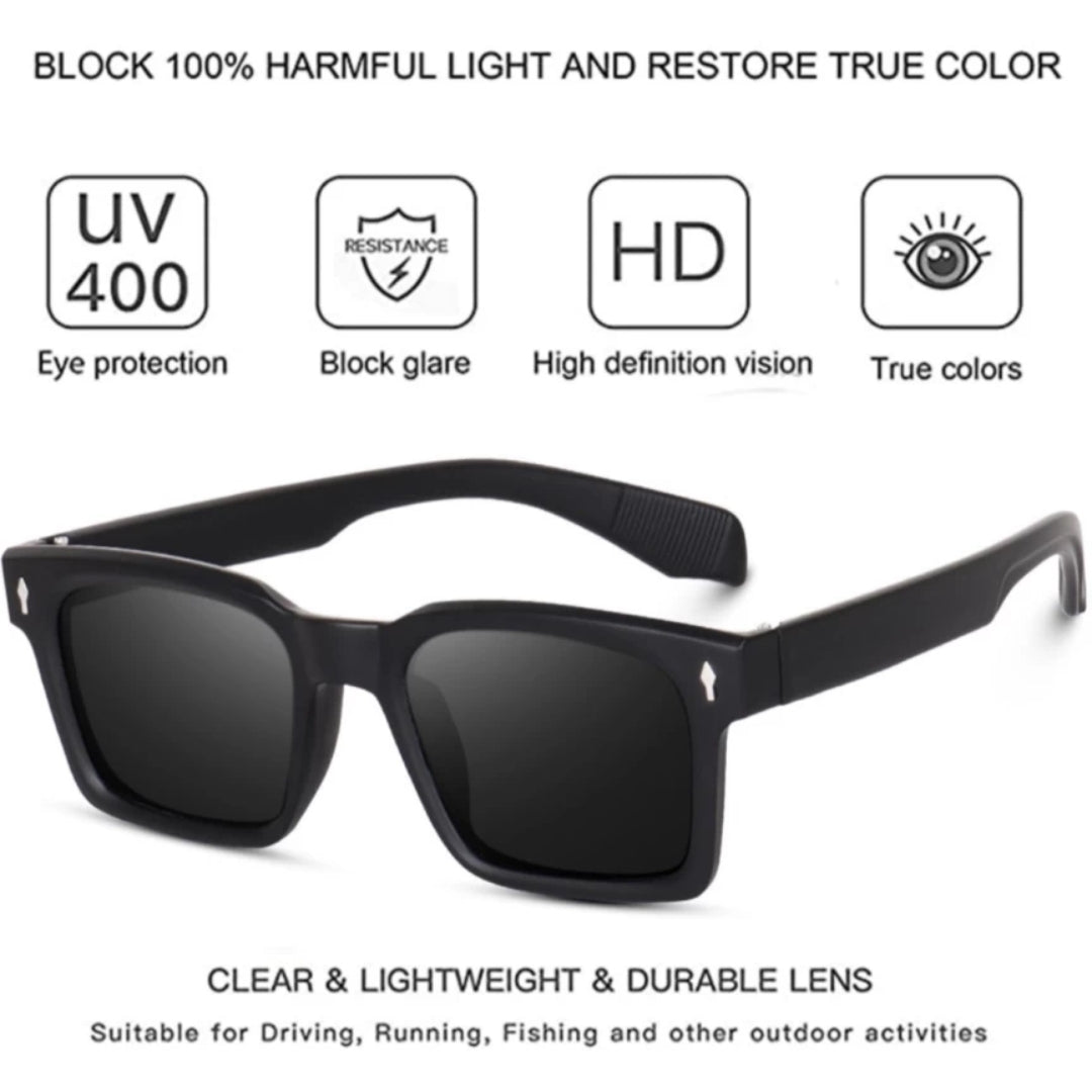 Front Arrow Square Sunglasses