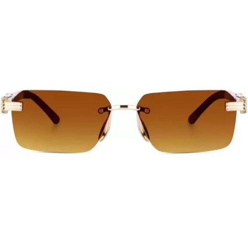 Gentlemen Rimless Gold Sunglasses