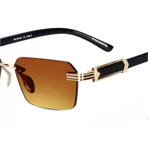 Gentlemen Rimless Gold Sunglasses