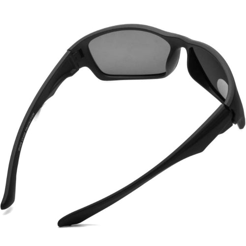 Polarized Black Curved Sunglasses