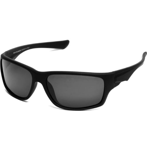 Polarized Black Curved Sunglasses