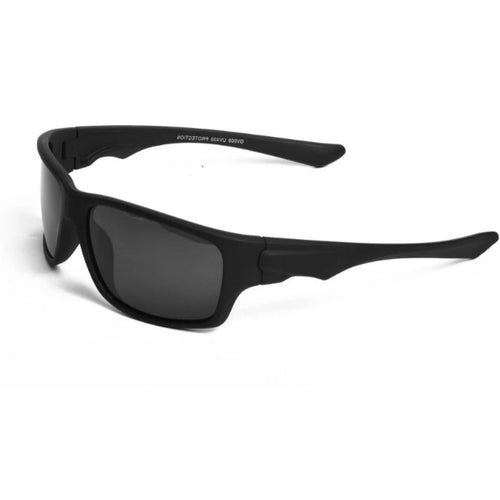 Polarized Black Curved Sunglasses