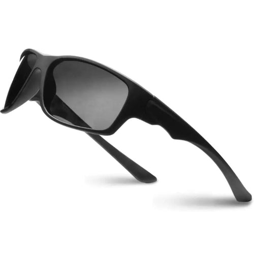 Polarized Black Curved Sunglasses