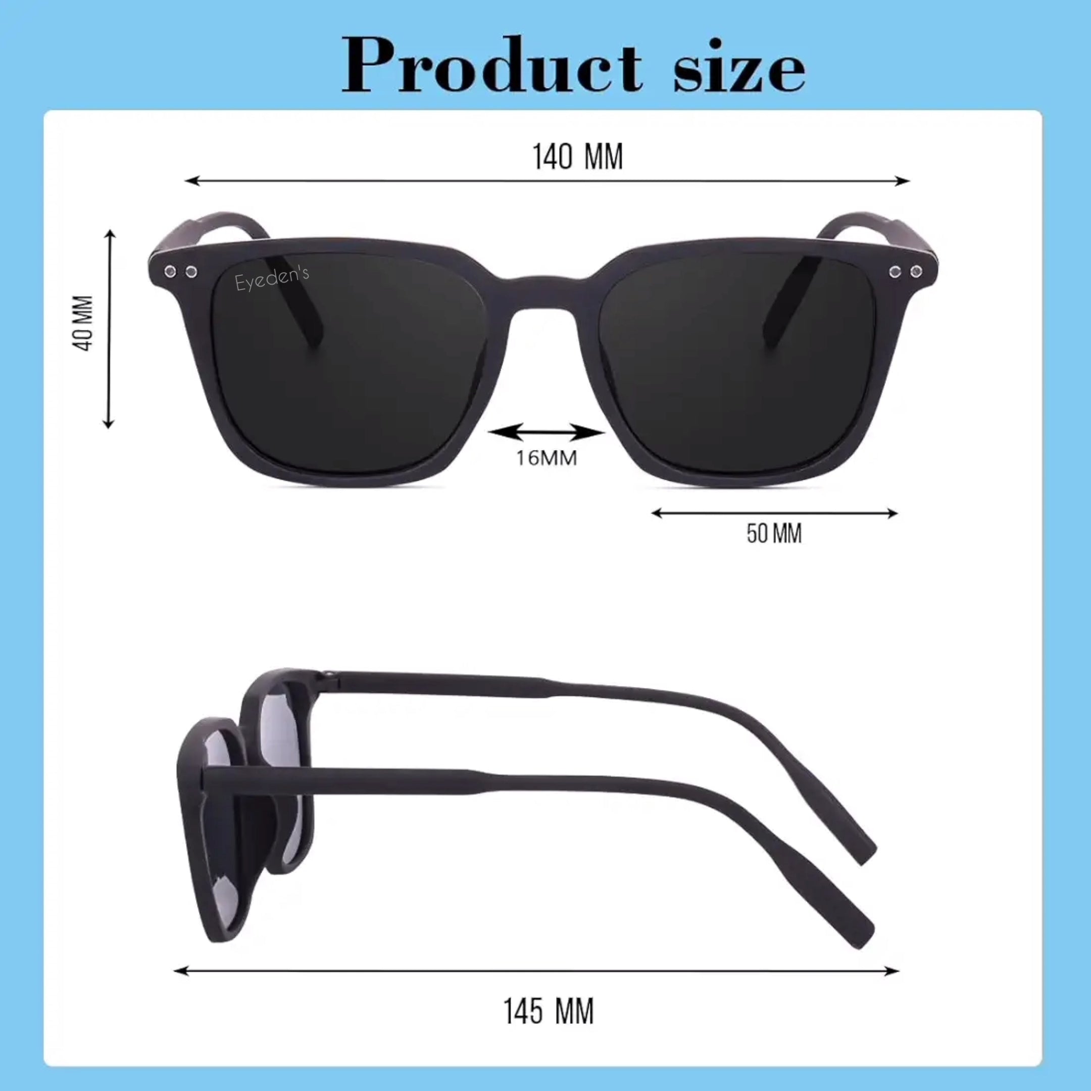 Fox Little Black Sunglasses
