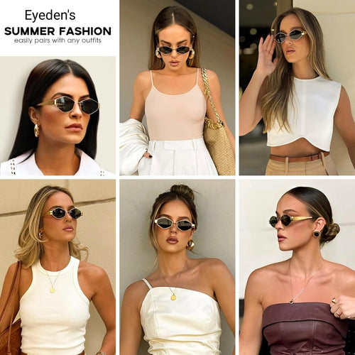 Diamond Oval Sunglasses