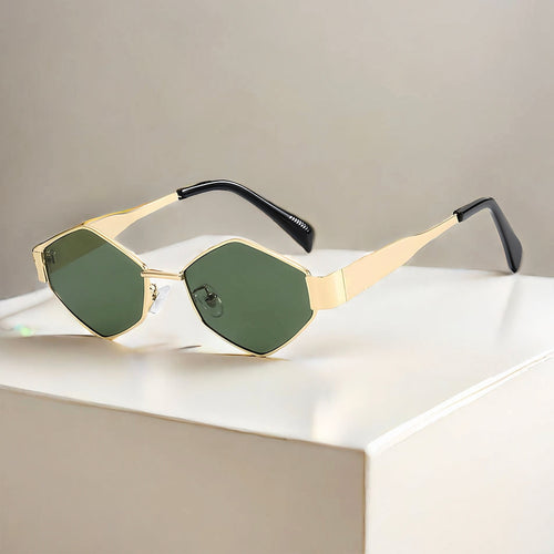 Diamond Oval Sunglasses