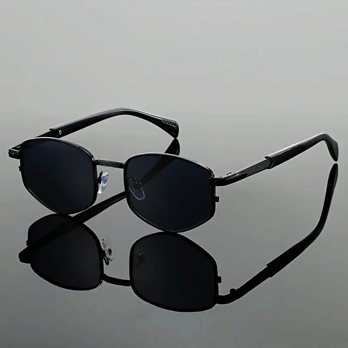 Metallic Black Sunglasses