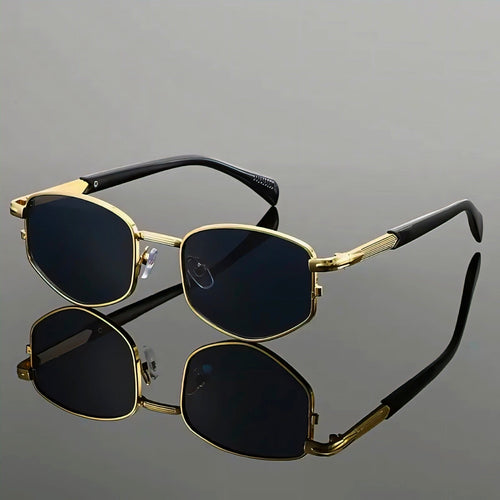 Metallic Black Sunglasses
