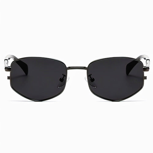 Metallic Black Sunglasses