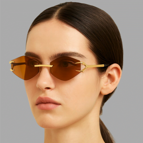 Hook Rimless Sunglasses