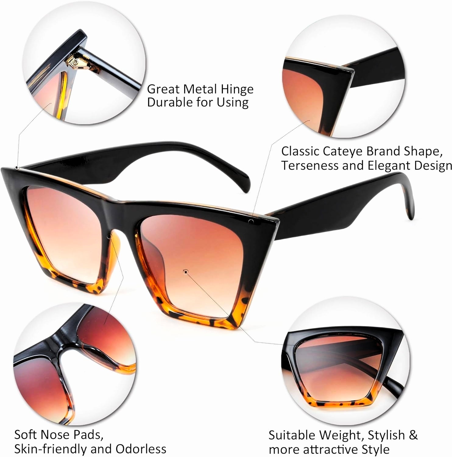 Butterfly Broad Sunglasses