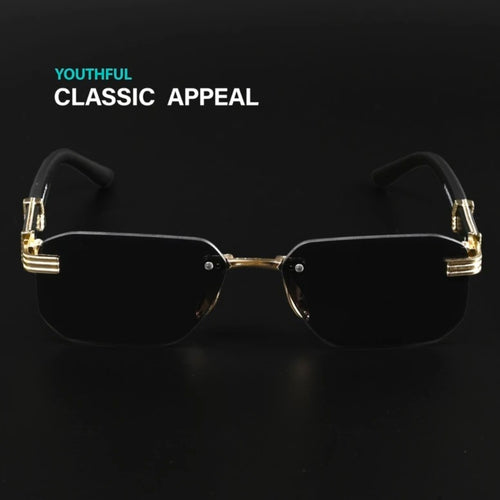 Gentlemen Rimless Gold Sunglasses