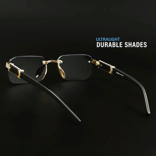 Gentlemen Rimless Gold Sunglasses