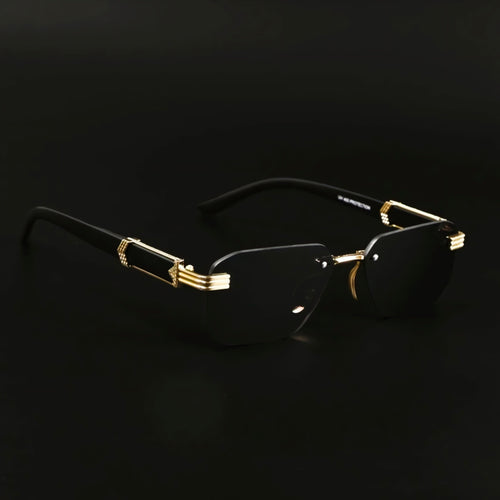 Gentlemen Rimless Gold Sunglasses