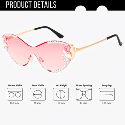 Gems Cateye Sunglasses