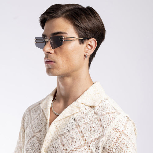 Rectula Gold Black Shades